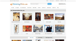 Desktop Screenshot of paintinghere.com